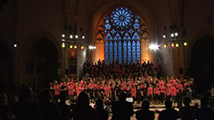 Reportage Association Collèges Ensemble, Abbaye de l'Epau, "Voix plurielles", pratique chorale et vocale en milieu scolaire, captation multi-caméra, collège Saint Michel Loué, collège les muriers Le Mans, Lycée Notre Dame, collège Notre Dame La Ferté Bernard, collège Saint Julien, Ecole Saint Jean, écoles Saint Joseph et Saint Paul, Mamers, collège Saint Louis, collège Saint Benoit, collège Le Rancher, Téloché, collège Frère André, Saint Calais, école Sainte Marie.